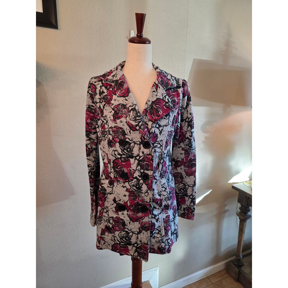 L.A. Kitty Women's Whimsygoth Romantic Peacoat SZ Medium Y2K